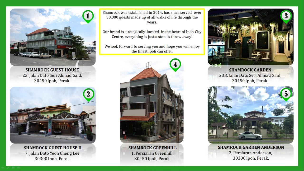 แชมร็อก กรีนฮิลล์ Hotel อิโปห์ ภายนอก รูปภาพ